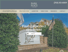 Tablet Screenshot of parkplaceatvandorn.com